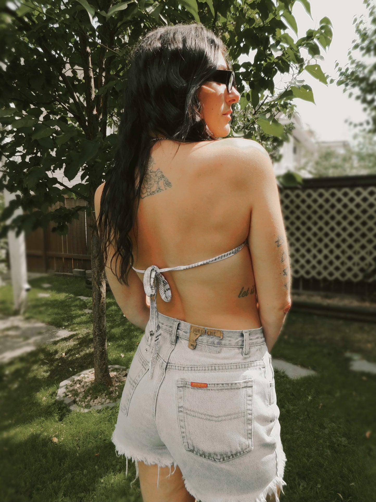 Newspaper + Chain Halter