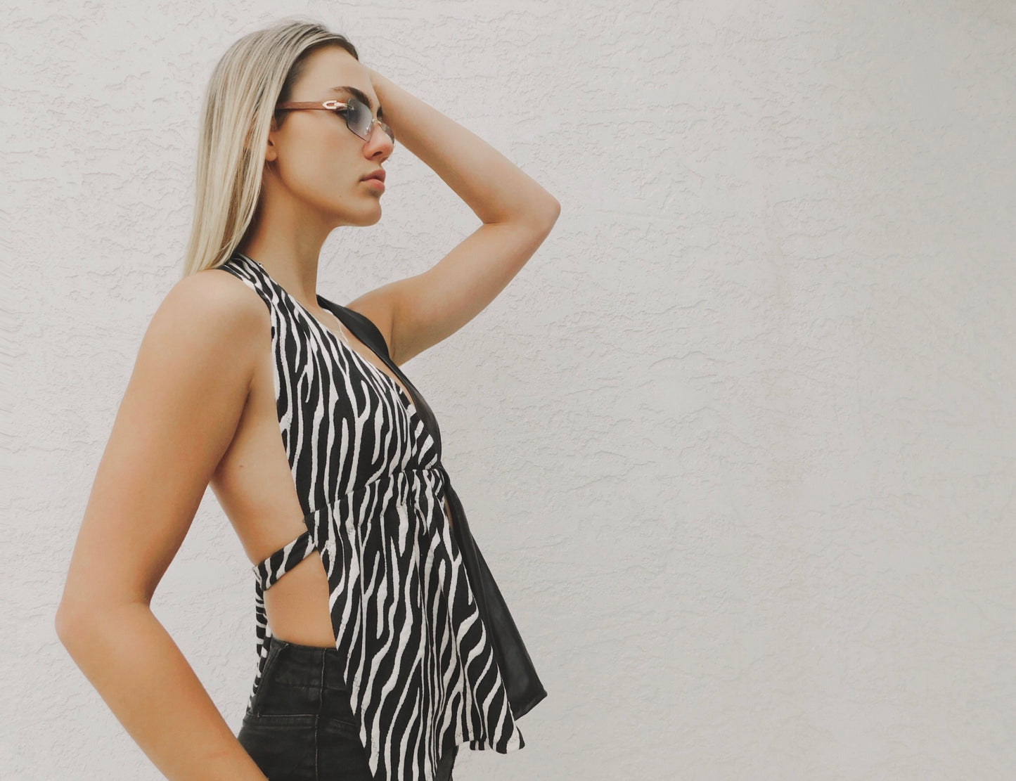 Two-face Zebra Halter