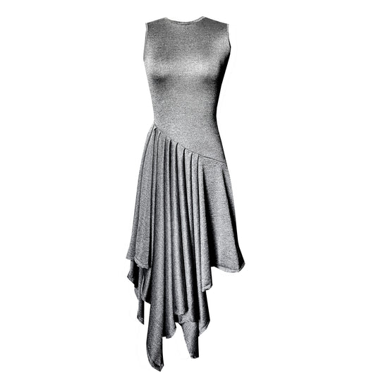 Stone Knit Pleated Dress