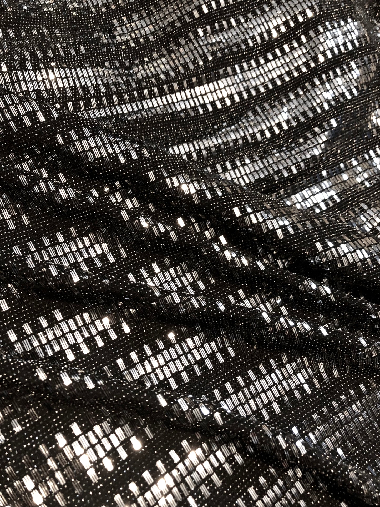 Metallic Midi-Skirt