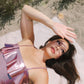 Metallic Baby Pink Dress