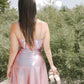 Metallic Baby Pink Dress