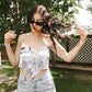 Newspaper + Chain Halter