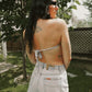 Newspaper + Chain Halter