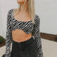 Zebra Top