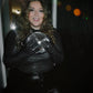 Midnight Sequin Turtle Neck Glove Top