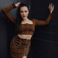 Mustard Houndstooth Set
