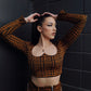 Mustard Houndstooth Set