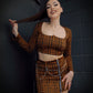 Mustard Houndstooth Set