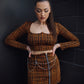 Mustard Houndstooth Set