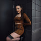 Mustard Houndstooth Set